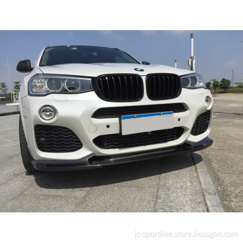 X4 Carbon Fiber Front Lip - BMW X4 F26 M Sport 2014-2018